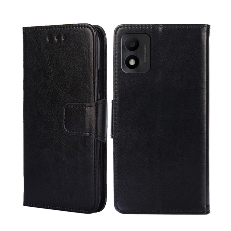 For TCL 303 Crystal Texture Leather Phone Case