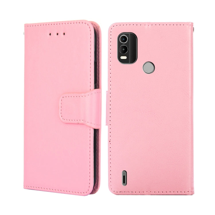 For Nokia C21 Plus Crystal Texture Leather Phone Case