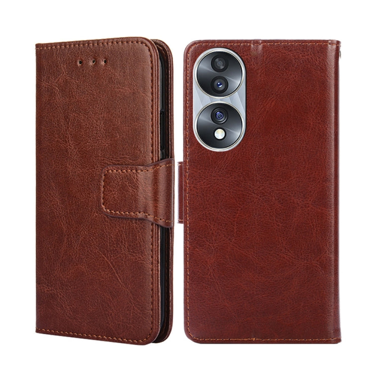 For Honor 70 Crystal Texture Leather Phone Case