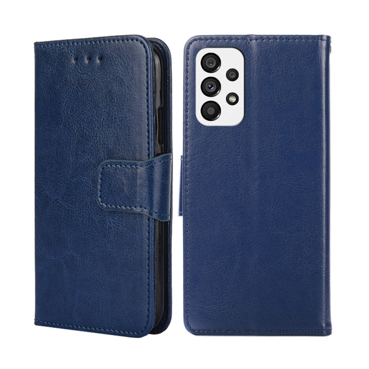 For Samsung Galaxy A73 5G Crystal Texture Leather Phone Case