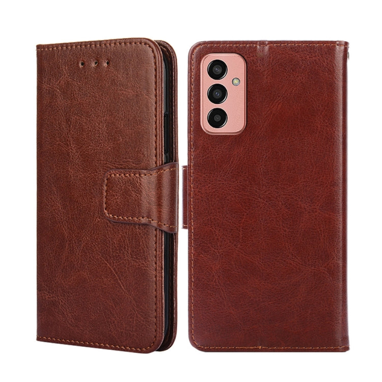 For Samsung Galaxy M13 Crystal Texture Leather Phone Case