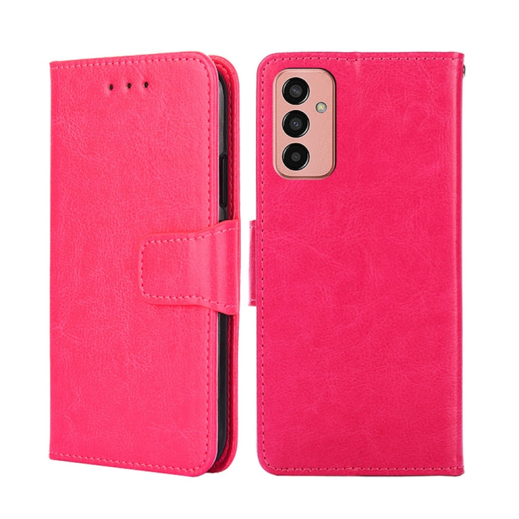 For Samsung Galaxy M13 Crystal Texture Leather Phone Case