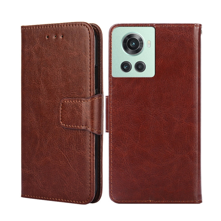 For OnePlus Ace/10R Crystal Texture Leather Phone Case
