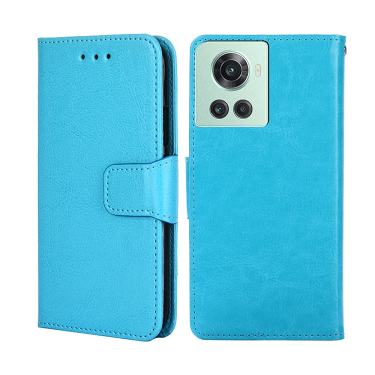 For OnePlus Ace/10R Crystal Texture Leather Phone Case