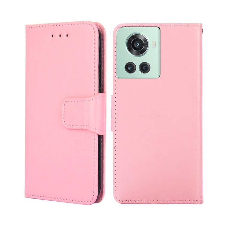 For OnePlus Ace/10R Crystal Texture Leather Phone Case