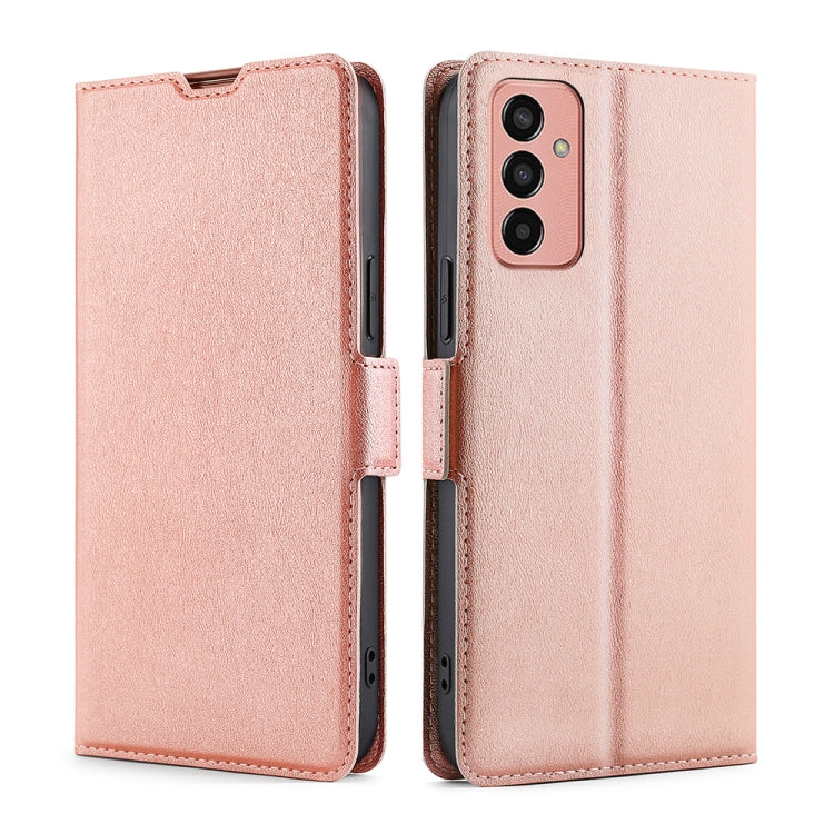 For Samsung Galaxy M13 Ultra-thin Voltage Side Buckle Horizontal Flip Leather Phone Case