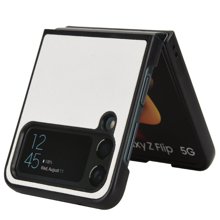 For Samsung Galaxy Z Flip4 Pasted Leather Protective Phone Case
