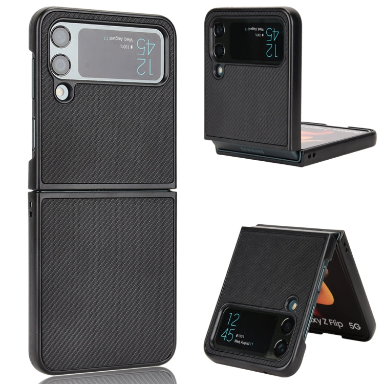 For Samsung Galaxy Z Flip4 Pasted Leather Protective Phone Case