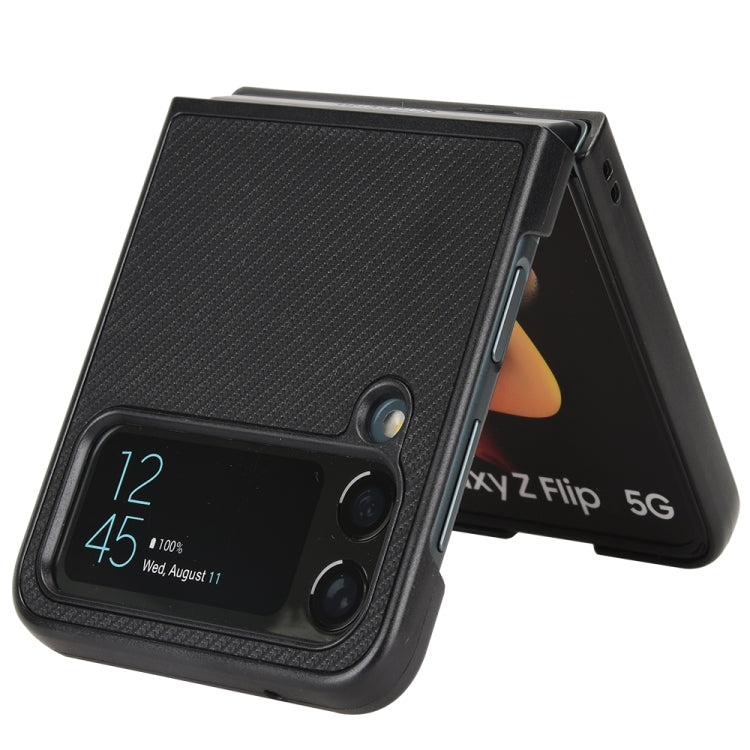 For Samsung Galaxy Z Flip4 Pasted Leather Protective Phone Case