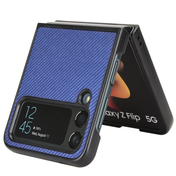 For Samsung Galaxy Z Flip4 Pasted Leather Protective Phone Case