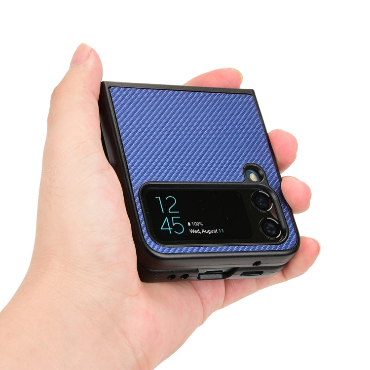 For Samsung Galaxy Z Flip4 Pasted Leather Protective Phone Case