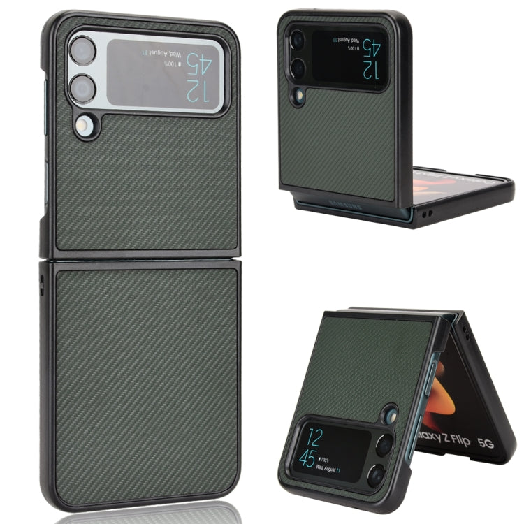 For Samsung Galaxy Z Flip4 Pasted Leather Protective Phone Case