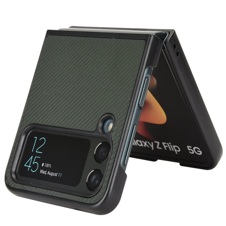 For Samsung Galaxy Z Flip4 Pasted Leather Protective Phone Case