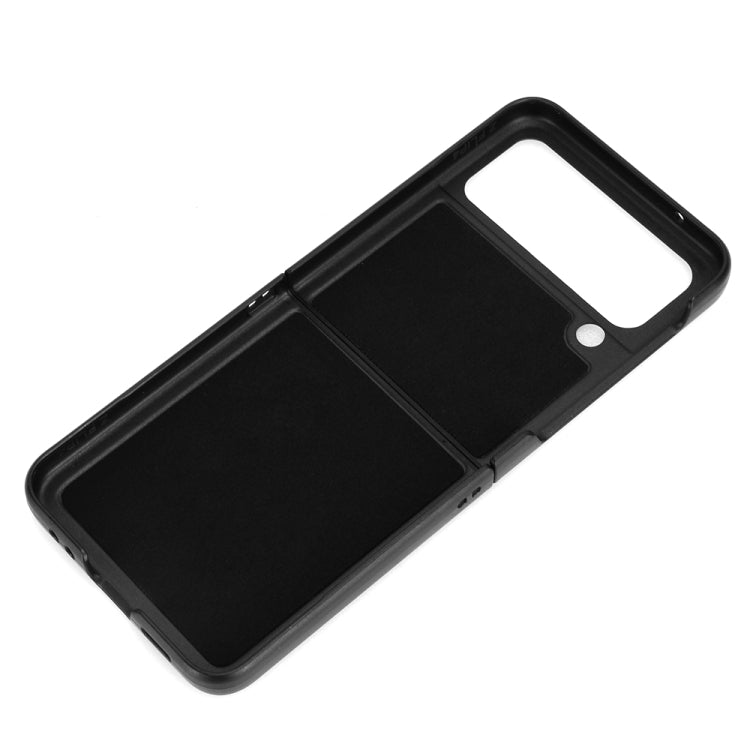 For Samsung Galaxy Z Flip4 Pasted Leather Protective Phone Case