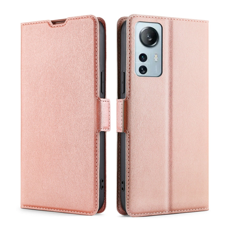 For Xiaomi 12 Lite Ultra-thin Voltage Side Buckle Horizontal Flip Leather Phone Case