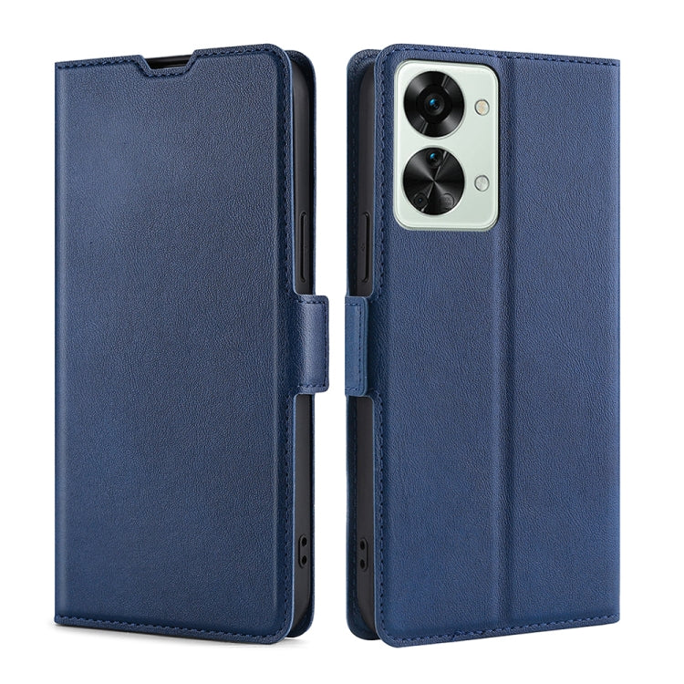 For OnePlus Nord 2T Ultra-thin Voltage Side Buckle Horizontal Flip Leather Phone Case
