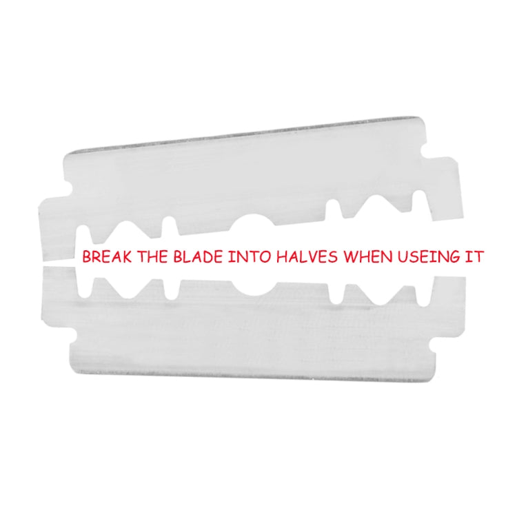 H-16 Men Classic Replaceable Blade Manual Shaver Folding Shaving Razor(Pale Wood Texture)