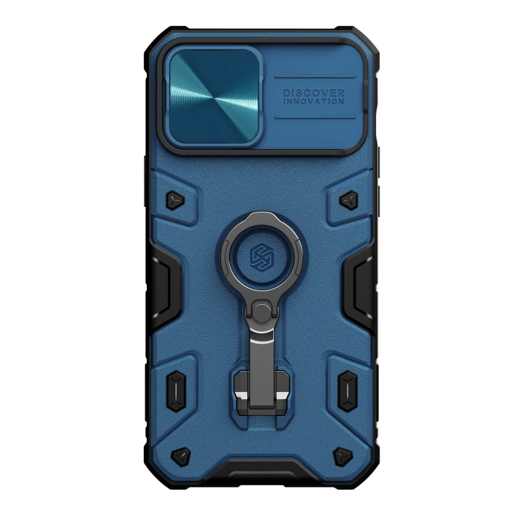 For iPhone 13 Pro Max NILLKIN CamShield Armor Pro Phone Case with Ring Holder