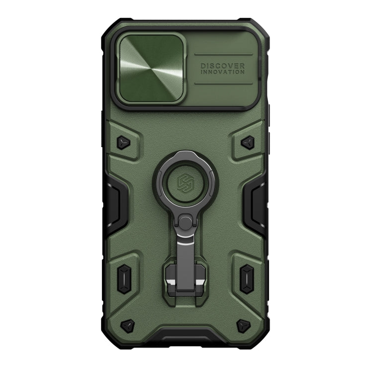 For iPhone 13 Pro Max NILLKIN CamShield Armor Pro Phone Case with Ring Holder
