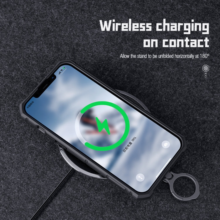 For iPhone 13 Pro Max NILLKIN CamShield Armor Pro Phone Case with Ring Holder