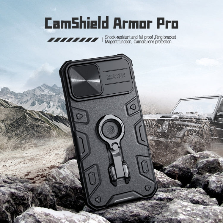 For iPhone 13 Pro Max NILLKIN CamShield Armor Pro Magnetic Phone Case