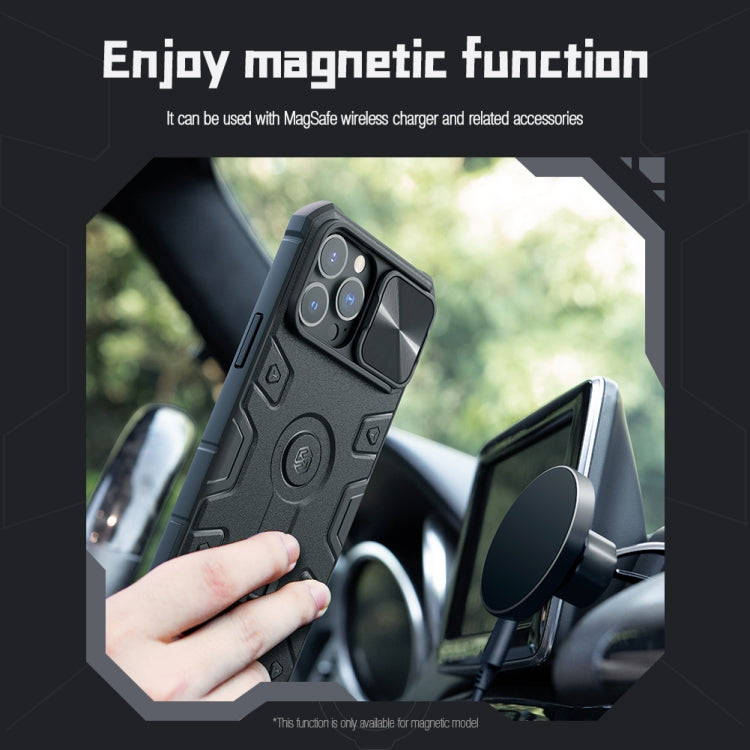For iPhone 13 Pro Max NILLKIN CamShield Armor Pro Magnetic Phone Case