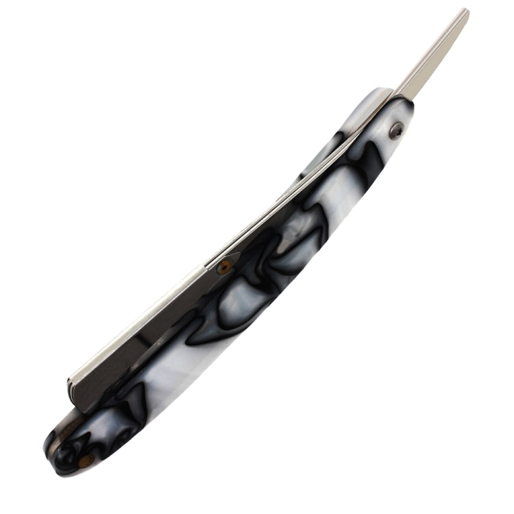 H-20 Men Classic Replaceable Blade Manual Shaver Folding Shaving Razor(Grey Resin)