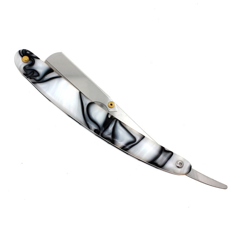 H-20 Men Classic Replaceable Blade Manual Shaver Folding Shaving Razor(Grey Resin)