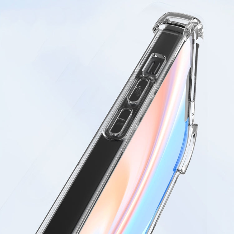 For iPhone 14 Four-corner Airbag Anti-fall Phone Case (Transparent)