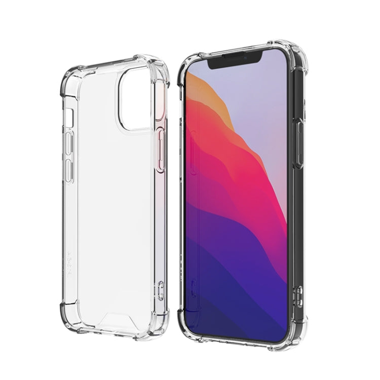 For iPhone 13 Four-corner Airbag Anti-fall Phone Case(Transparent)