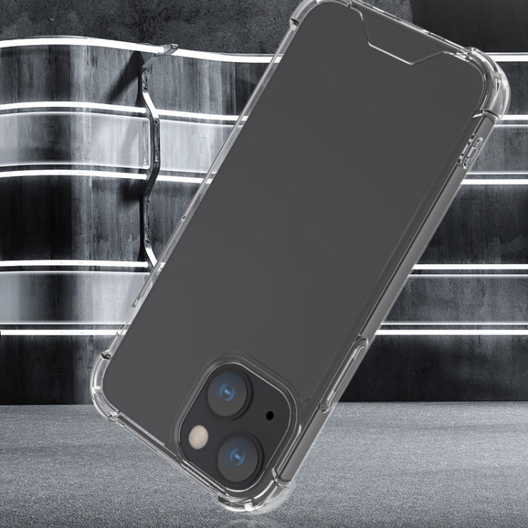 For iPhone 13 Four-corner Airbag Anti-fall Phone Case(Transparent)