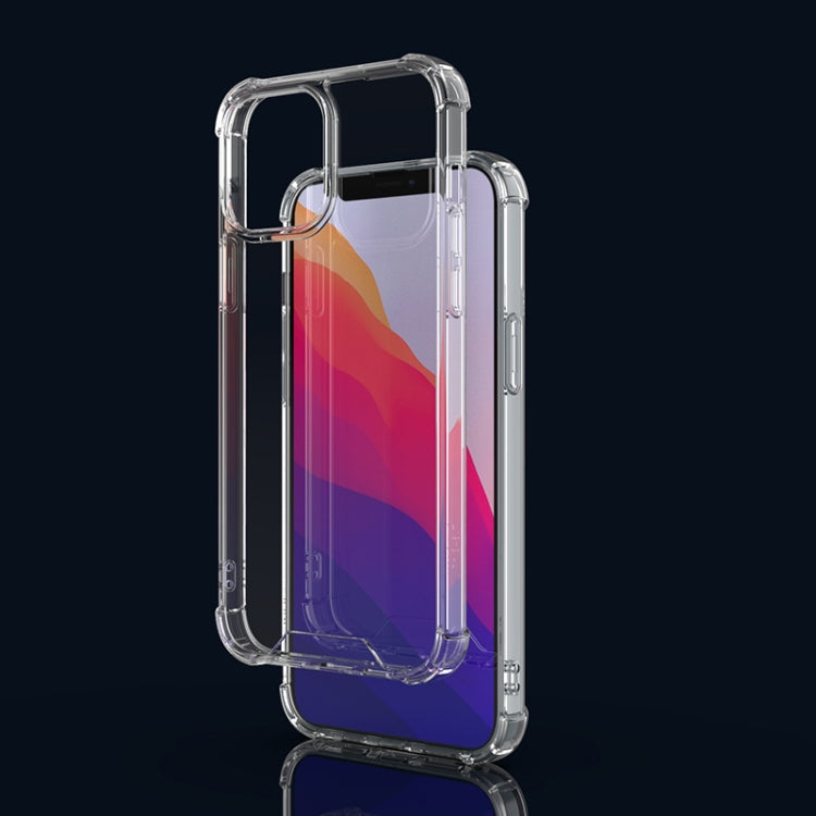 For iPhone 13 Pro Four-corner Airbag Anti-fall Phone Case (Transparent)