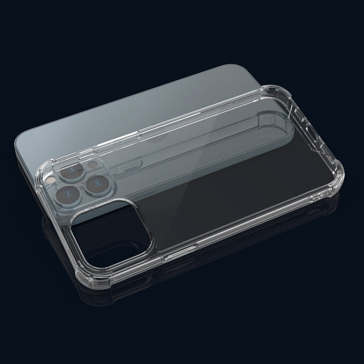 For iPhone 13 Pro Four-corner Airbag Anti-fall Phone Case (Transparent)