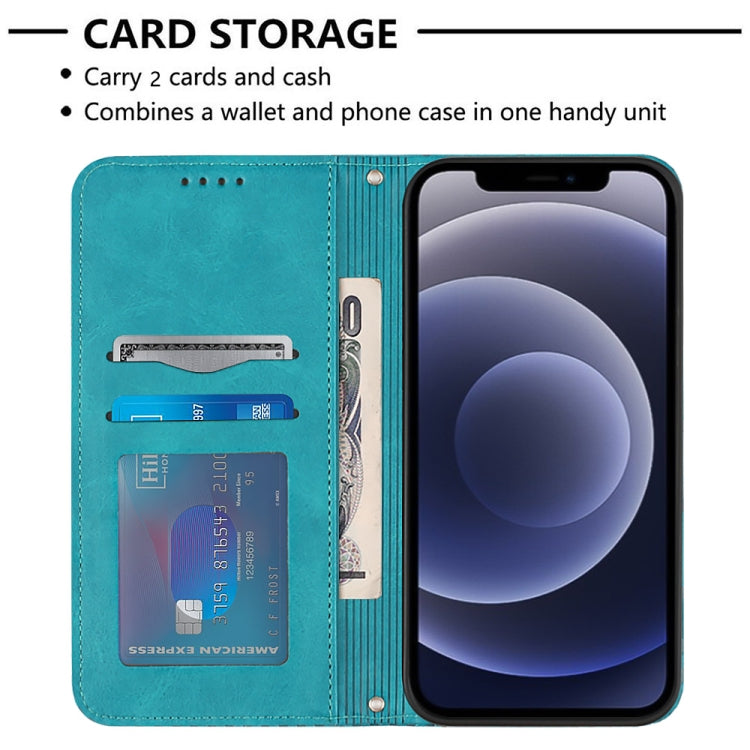 For iPhone 12 mini Football Texture Magnetic Leather Flip Phone Case