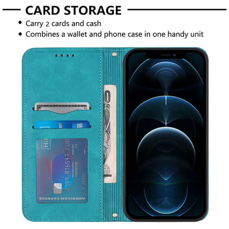 For iPhone 12 Pro Max Football Texture Magnetic Leather Flip Phone Case