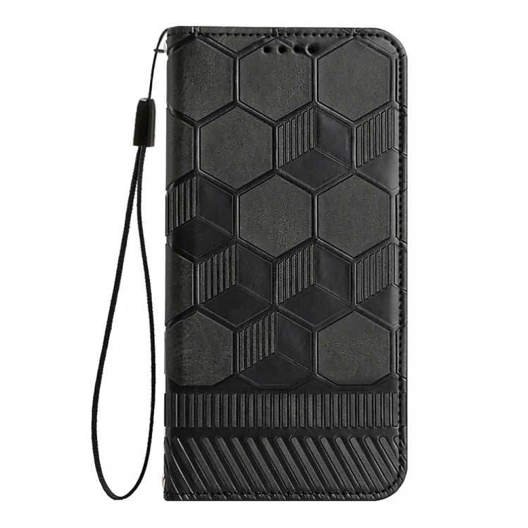 For iPhone 11 Football Texture Magnetic Leather Flip Phone Case