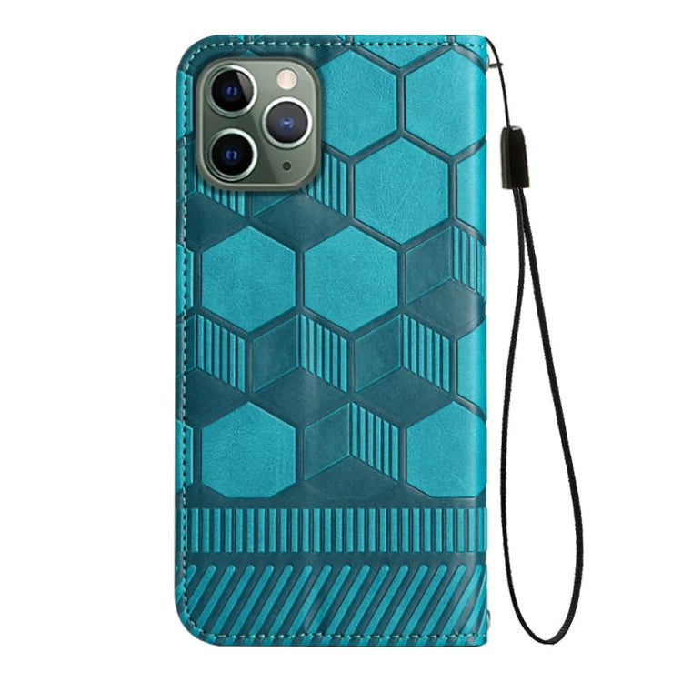 For iPhone 11 Pro Football Texture Magnetic Leather Flip Phone Case