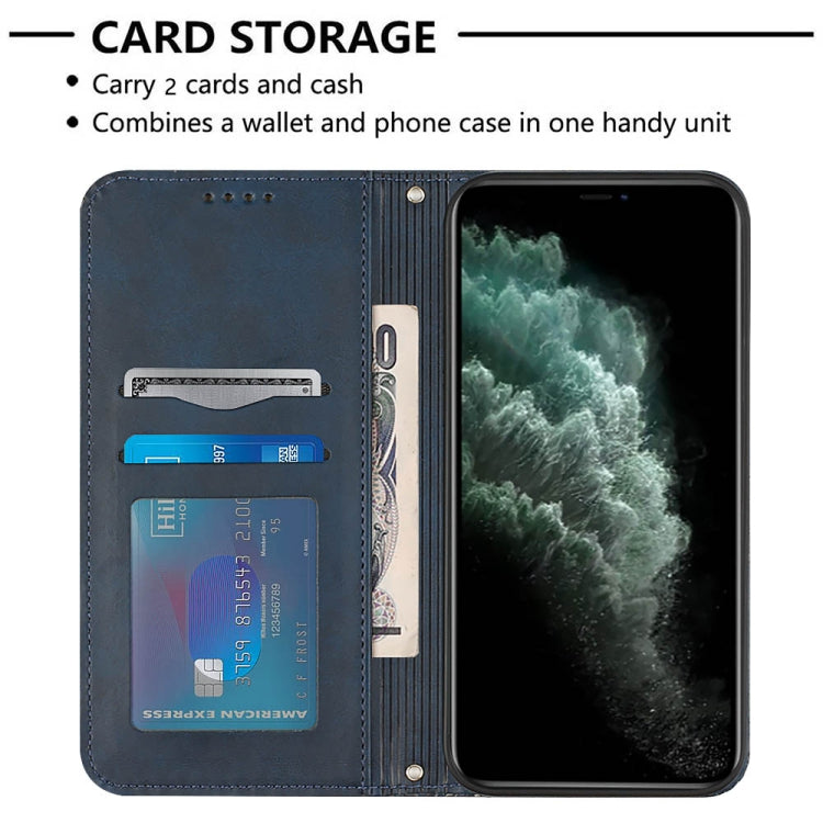 For iPhone 11 Pro Football Texture Magnetic Leather Flip Phone Case