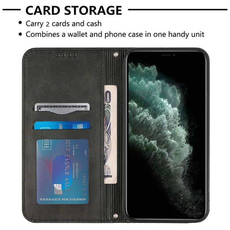 For iPhone 11 Pro Football Texture Magnetic Leather Flip Phone Case