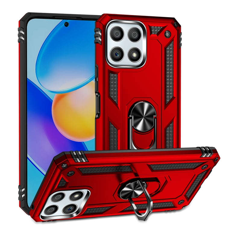 For Honor Play6T Pro / X8 / X30i Shockproof TPU + PC Phone Case with 360 Degree Rotating Holder