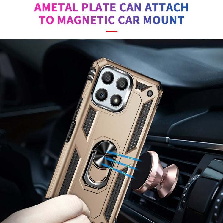 For Honor Play6T Pro / X8 / X30i Shockproof TPU + PC Phone Case with 360 Degree Rotating Holder