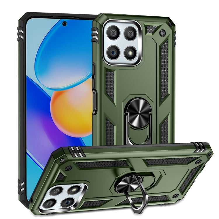 For Honor Play6T Pro / X8 / X30i Shockproof TPU + PC Phone Case with 360 Degree Rotating Holder