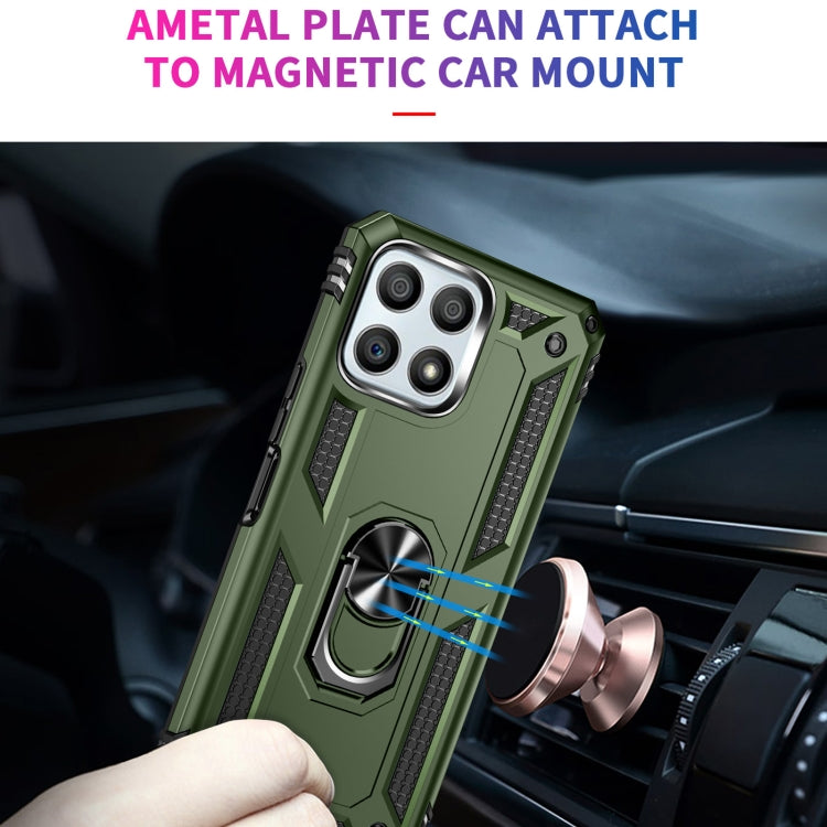 For Honor Play6T Pro / X8 / X30i Shockproof TPU + PC Phone Case with 360 Degree Rotating Holder