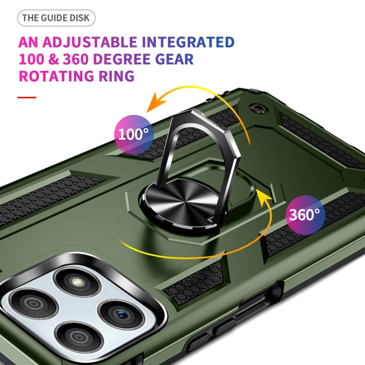 For Honor Play6T Pro / X8 / X30i Shockproof TPU + PC Phone Case with 360 Degree Rotating Holder