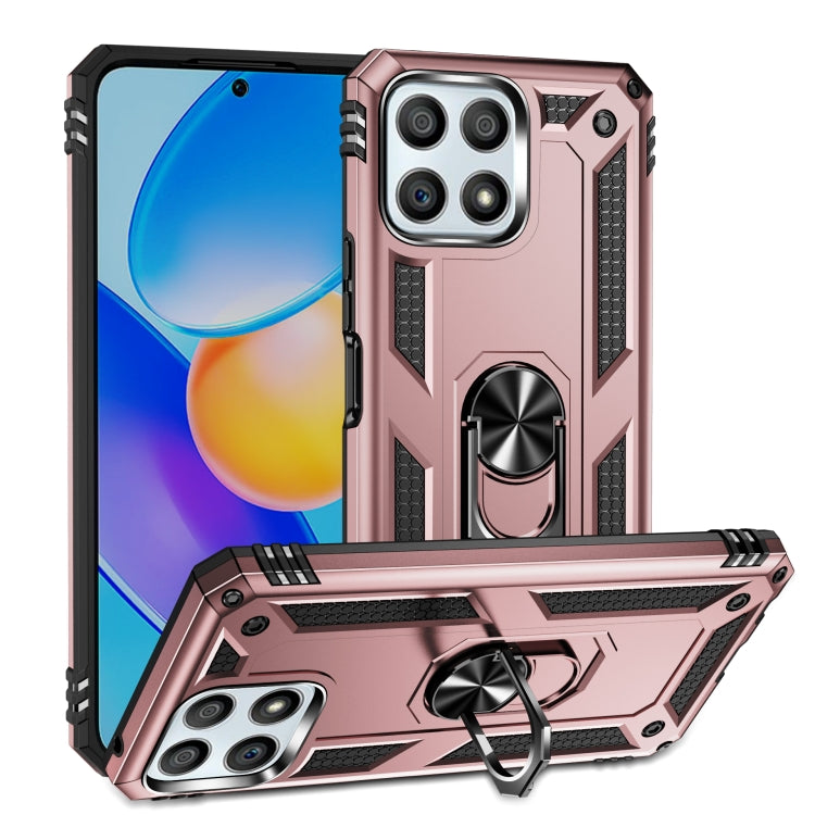 For Honor Play6T Pro / X8 / X30i Shockproof TPU + PC Phone Case with 360 Degree Rotating Holder