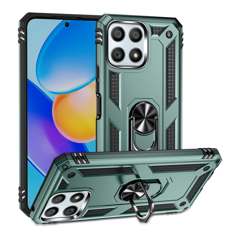 For Honor Play6T Pro / X8 / X30i Shockproof TPU + PC Phone Case with 360 Degree Rotating Holder