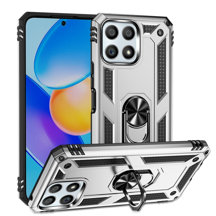 For Honor Play6T Pro / X8 / X30i Shockproof TPU + PC Phone Case with 360 Degree Rotating Holder