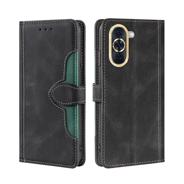 For Huawei nova 10 Skin Feel Magnetic Buckle Leather Phone Case