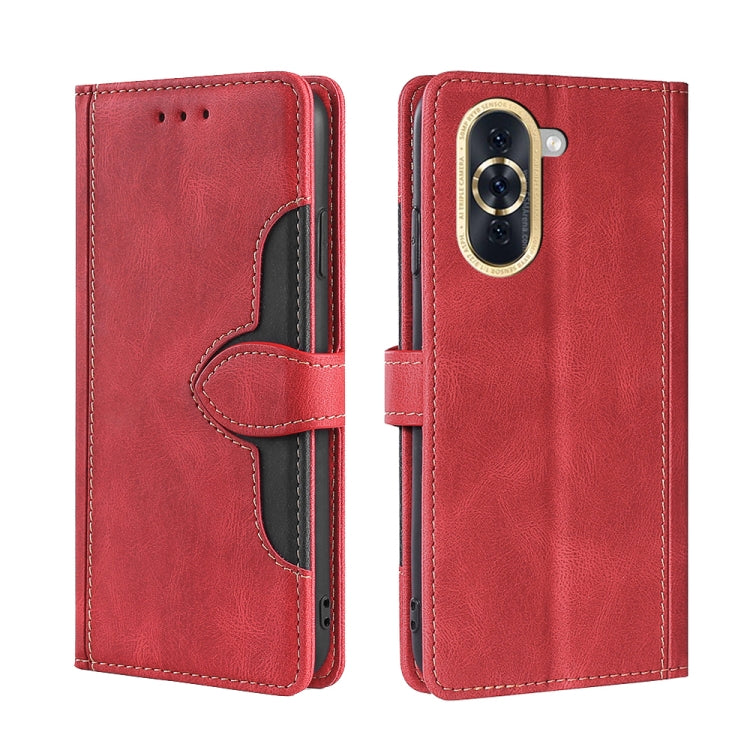 For Huawei nova 10 Skin Feel Magnetic Buckle Leather Phone Case