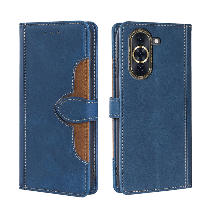 For Huawei nova 10 Pro Skin Feel Magnetic Buckle Leather Phone Case